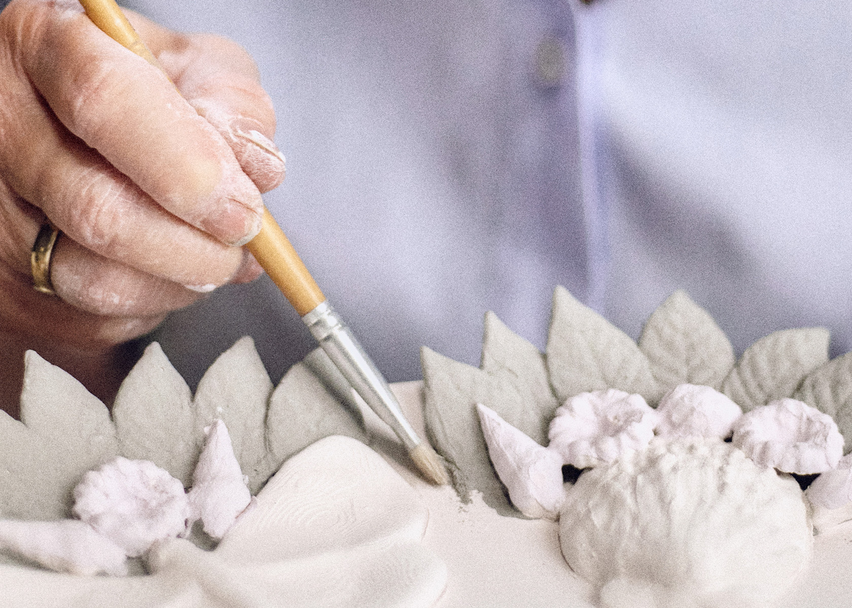 The making of the art piece Air by Klara Lilja x Royal Copenhagen